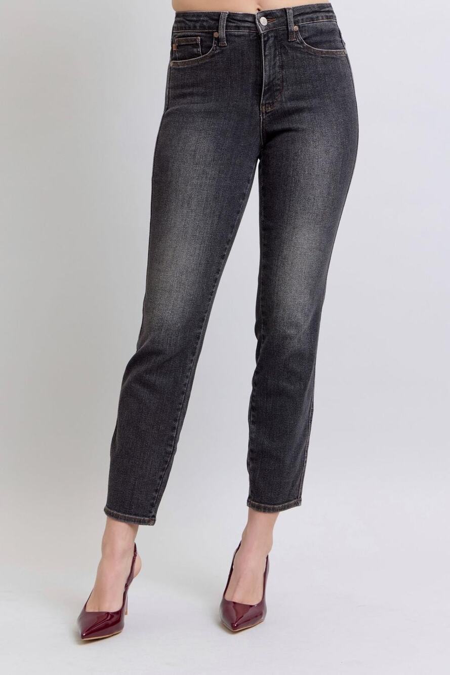 Judy Blue Mid Rise Tummy Control Slim Denim Jeans 88902 Size 7/28 *EUC
